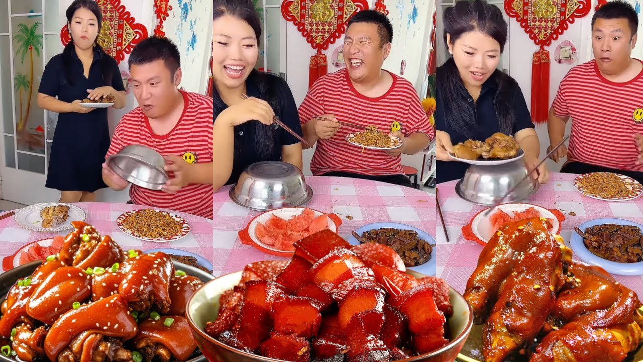 小气老公想吃独食，等他吃饱我端出大猪蹄，他傻眼了【东北欠登哥】