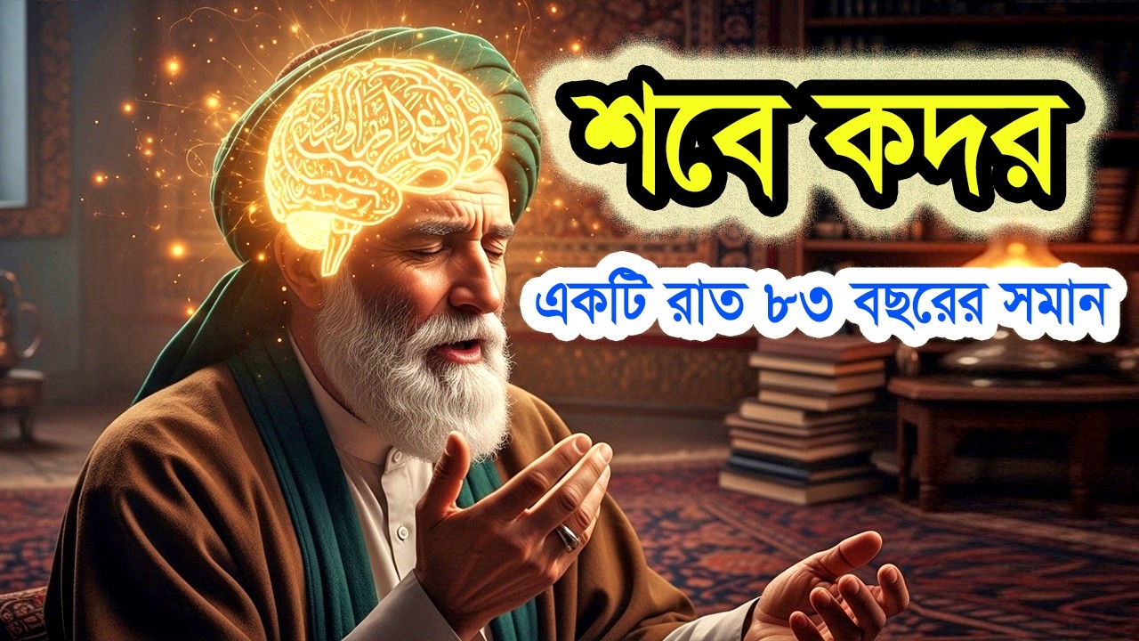 “একটি রাত = ৮৩ বছরের ইবাদত !  লাইলাতুল কদরের গোপন রহস্য জানলে অবাক হবেন” ।