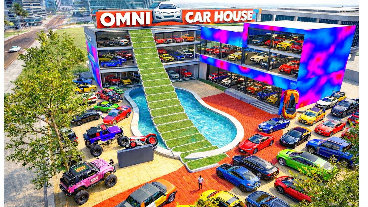 FRANKLIN SECRET NEW OMNI CAR HOUSE 😱 INDIAN BIKE DRIVING 3D 