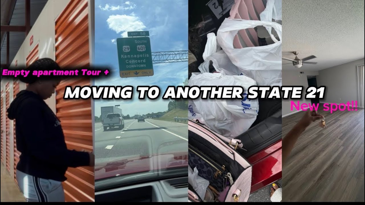 MOVING TO ANOTHER STATE ALONE AT 21! 🔑: new beginnings+ empty apartment tour 