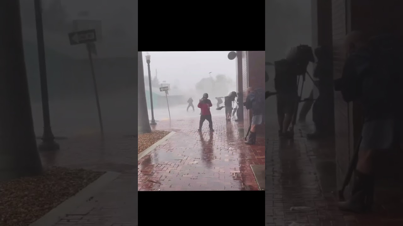What it&rsquo;s like in a CAT 5 Hurricane #hurricane #weather #storm