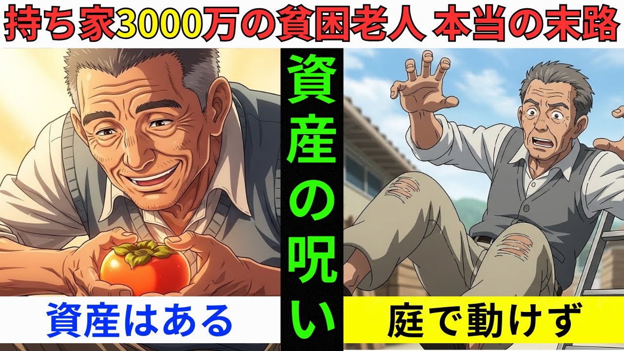 【漫画】持ち家3000万なのに夕食はカップ麺…「資産はあるのに金がない」72歳独居老人の地獄【老後破綻】