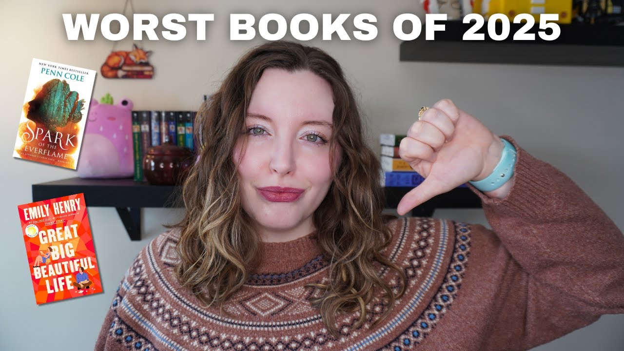 worst books of 2025 ft. a lot of popular books 😭
