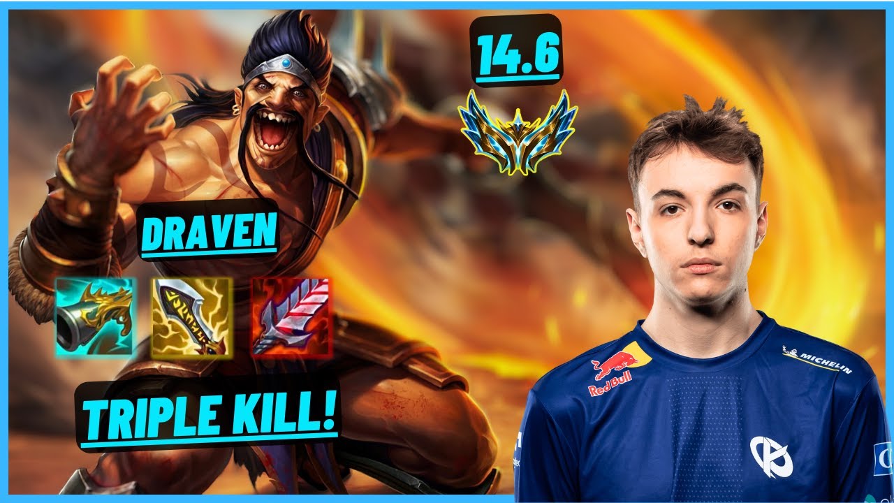 KCB CALISTE: DRAVEN VS RGE COMP & BKR HANTERA: ZIGGS & RELL (BOT) EUW CHALLENGER - PATCH 14.6