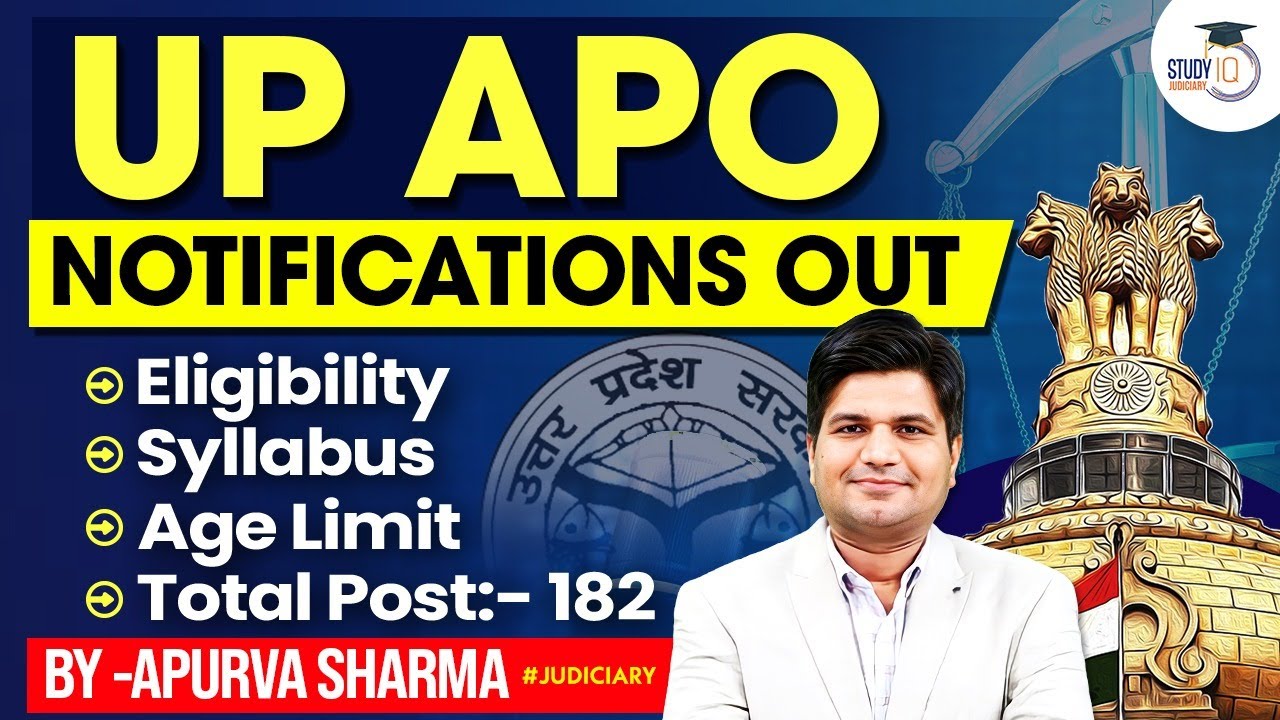 UP-APO 2025 Notification Out | Eligibility, Syllabus, Age Limit, Total Post:- 182