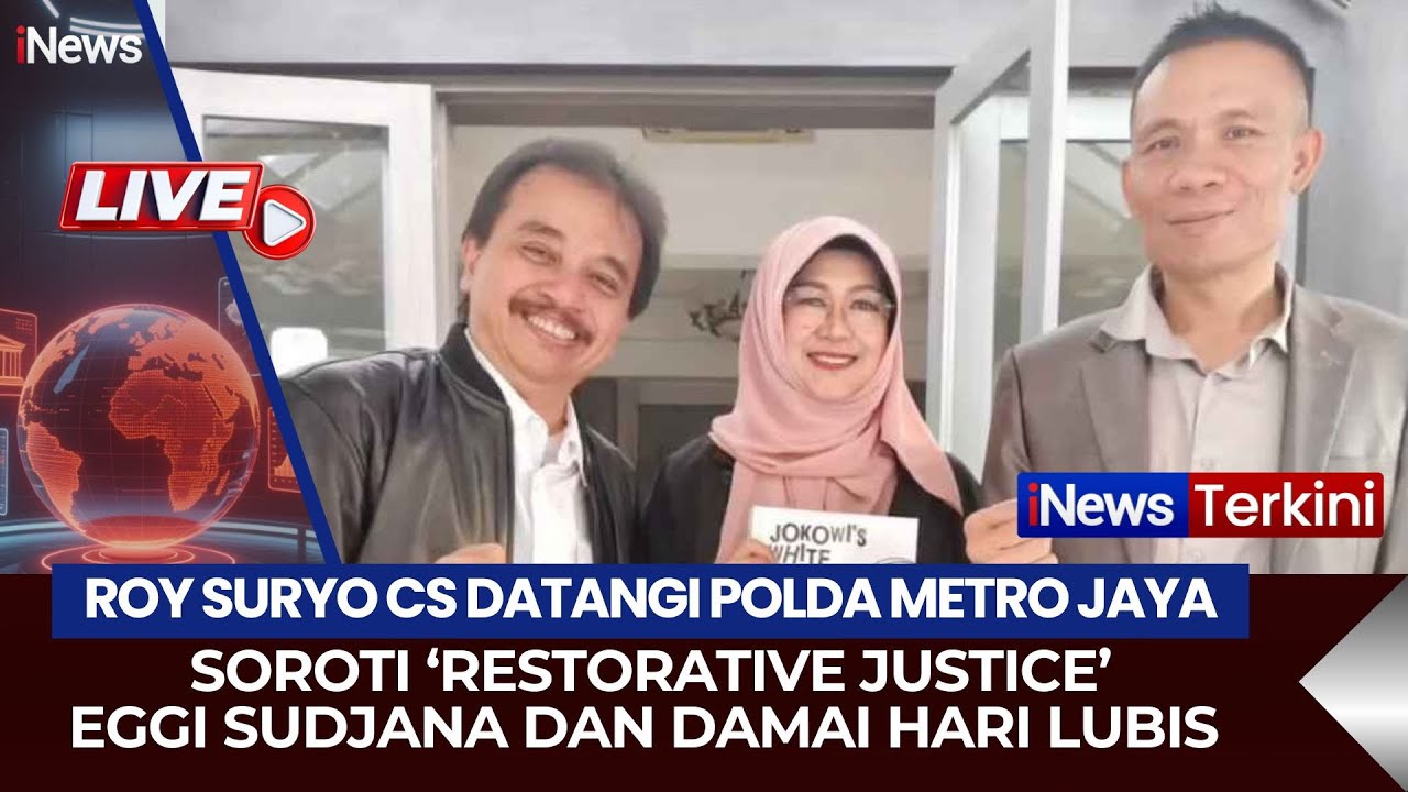 🔴LIVE - ROY SURYO CS DATANGI POLDA METRO JAYA, TEGASKAN TIDAK TERPECAH BELAH (22/01)
