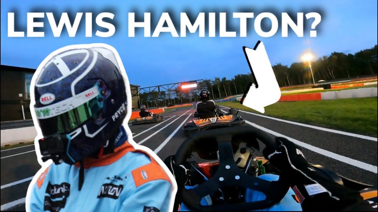 Karting at Larkhall Circuit for round 8 of the rental championship