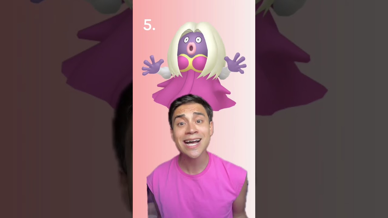 Топ-10 розовых блестящих покемонов #pokemon