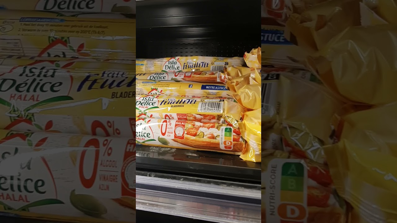 P&acirc;te feuillet&eacute;e Halal Isla D&eacute;lice Halal Auchan  #danrhodes#vector #shorts #ramadan2025 رمضان2025#