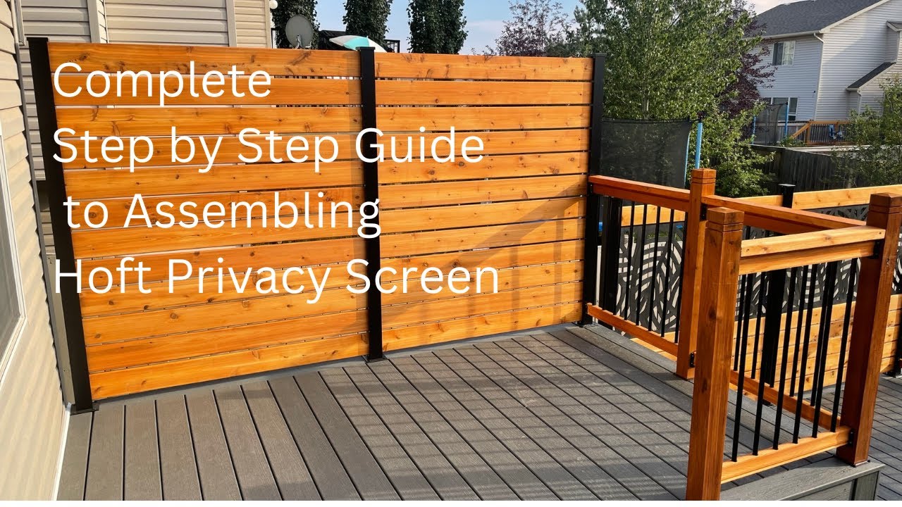 #Howto #Hoftscreen Complete Step-by-Step Guide to Assembling Hoft Privacy Screen