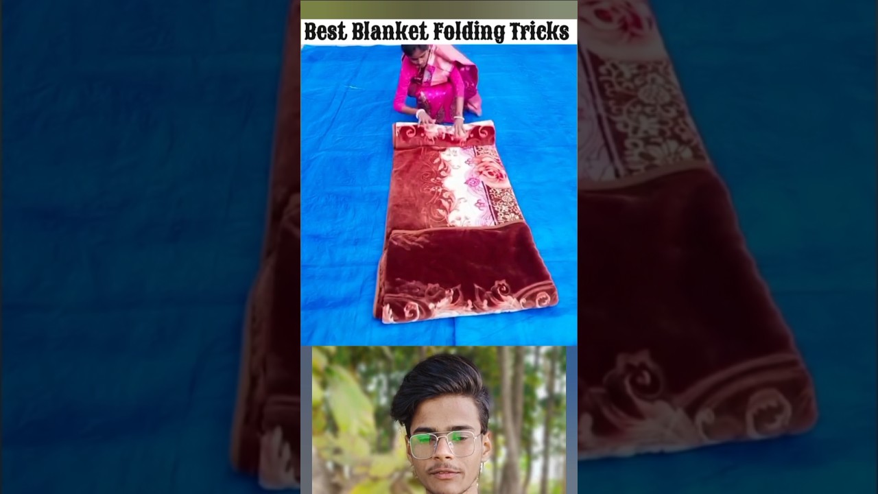 Kambal Fold Karne Ka Tarika ❤ #blanket #fold #trick #reels