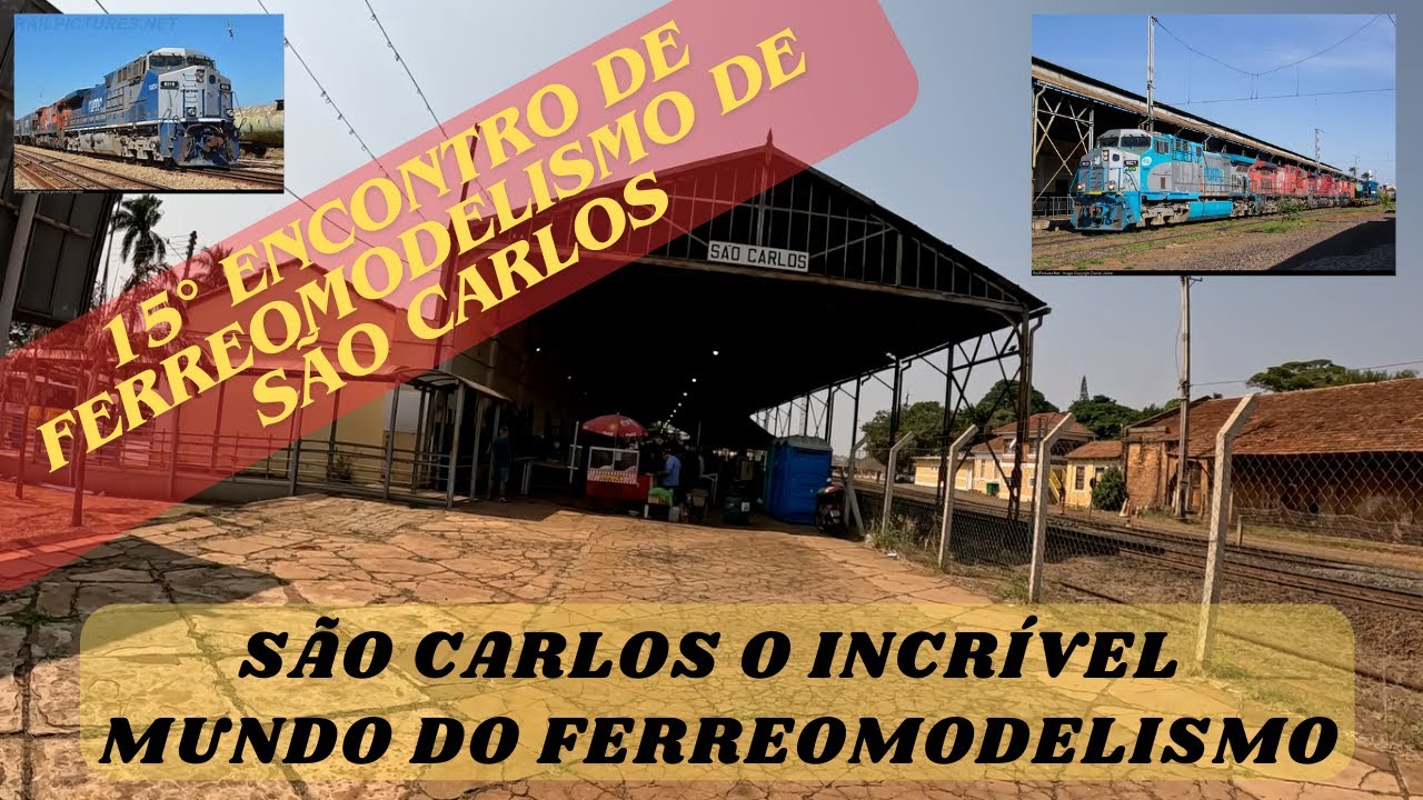 15º Encontro de Ferreomodelismo de São Carlos - 15th São Carlos Model Railroading Meeting.