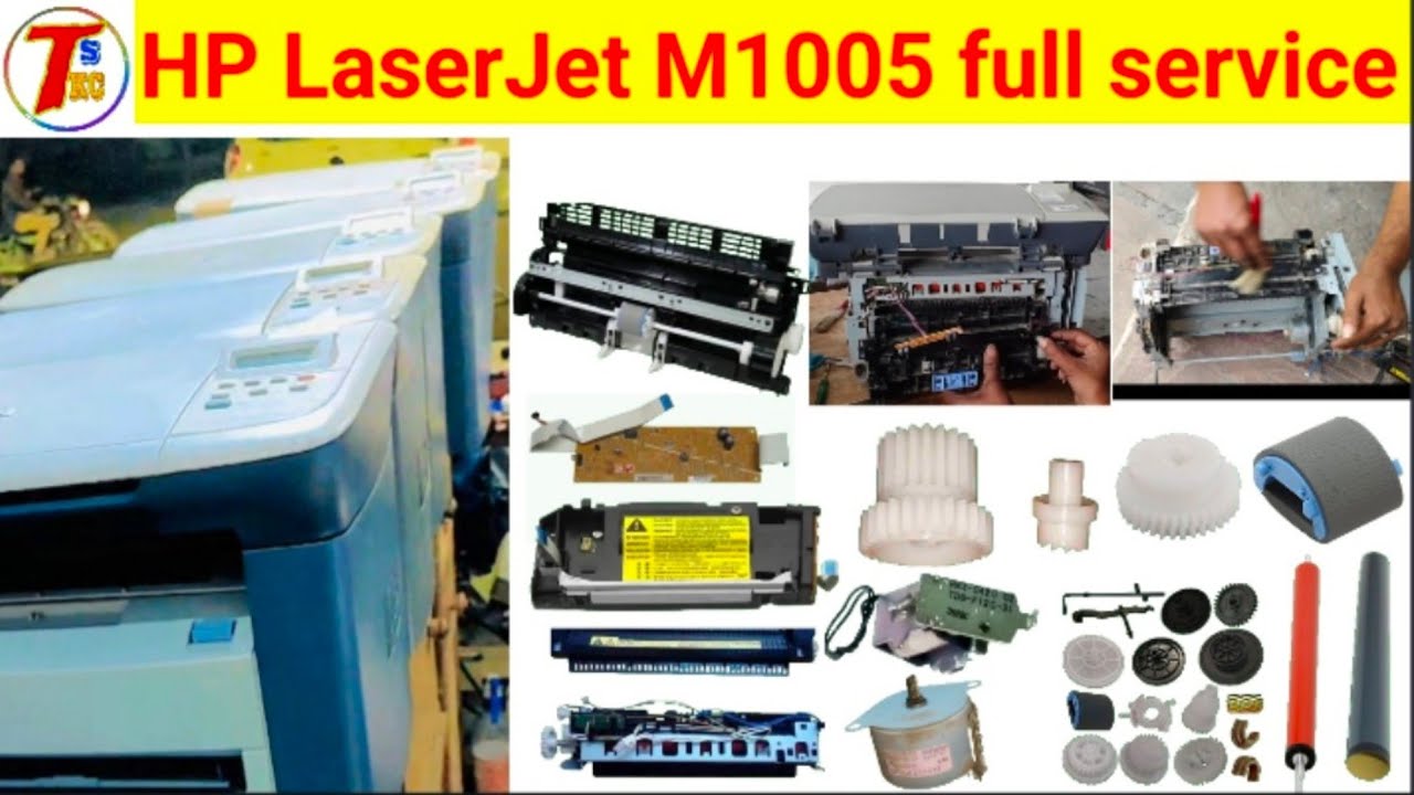 HP 1005 printer full service or laser cleaning printer Open to Assemble full video | All pro.. solve
