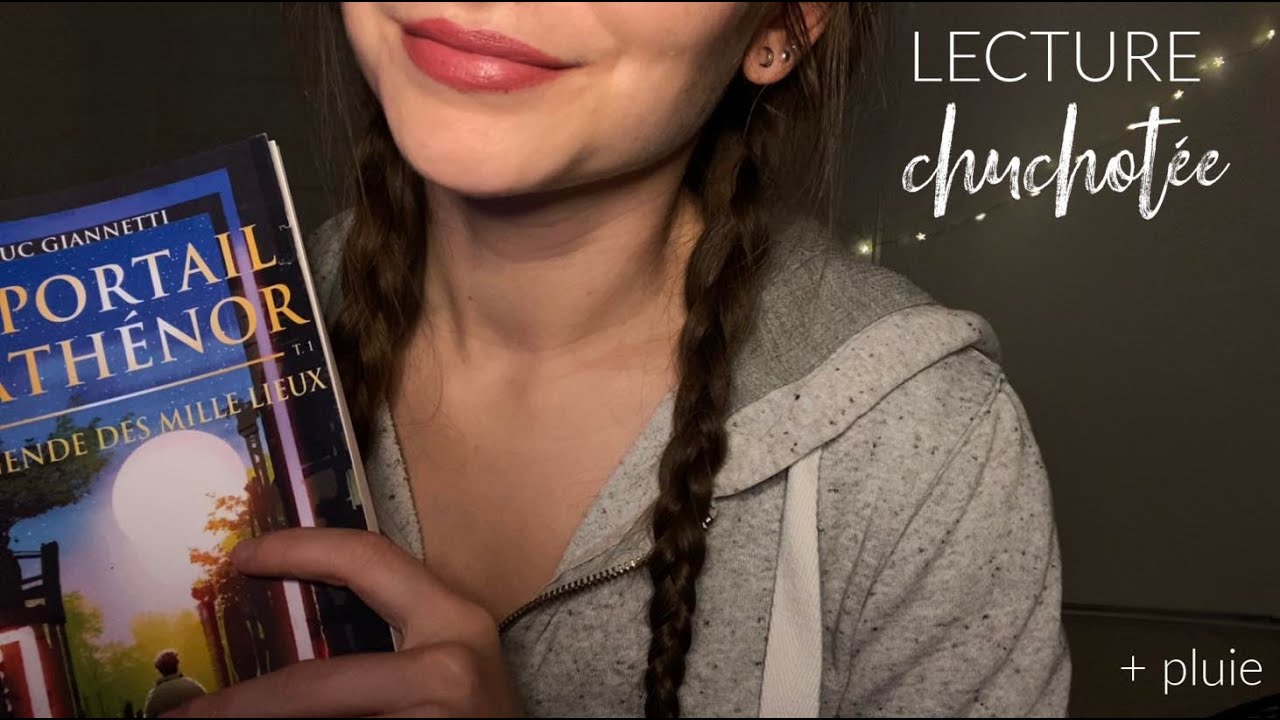 ASMR FR - Lecture chuchotée (Le portail d'Athénor, Chap.3) 🍂 + pluie