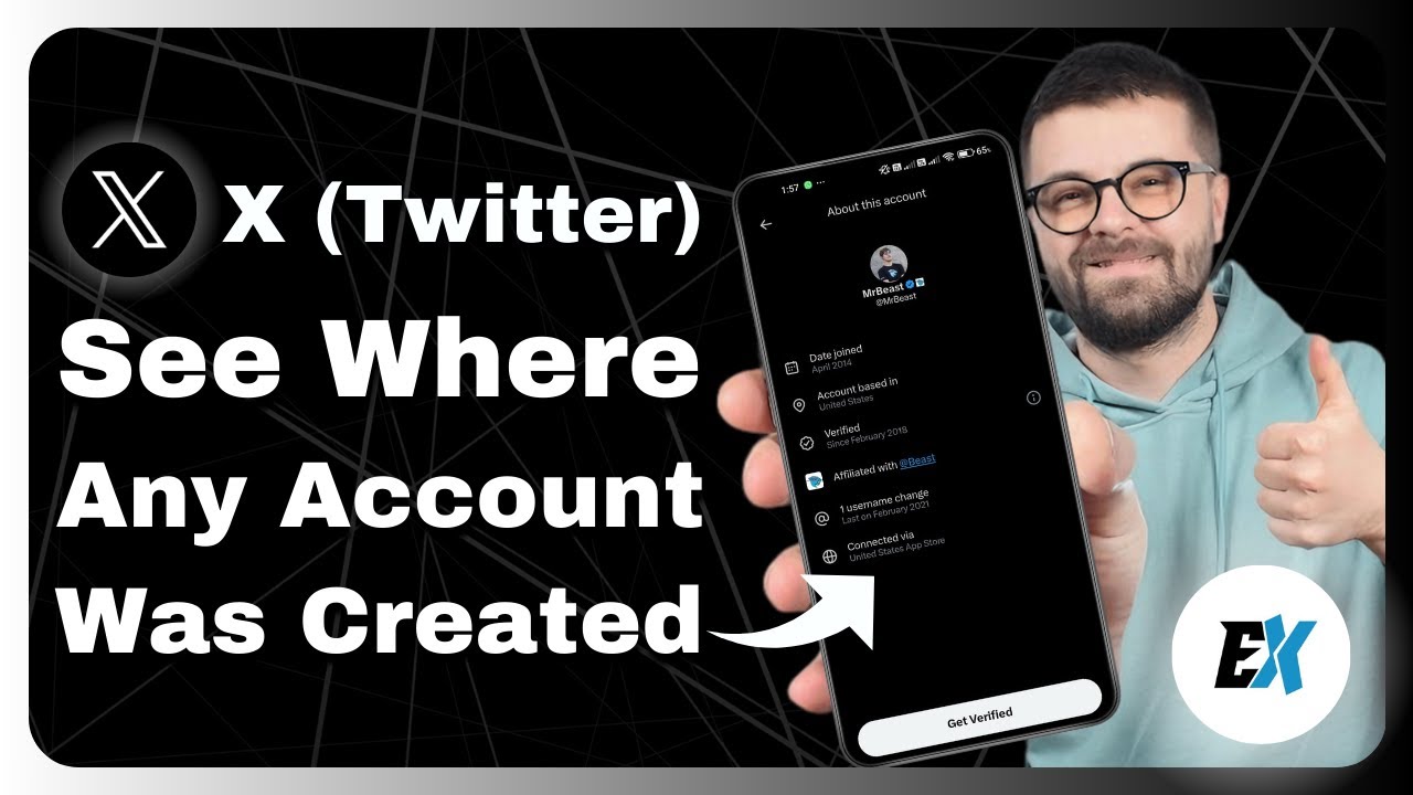 How to Check Where an X (Twitter) Account Was Created - See the Origin Country of Any X Account.