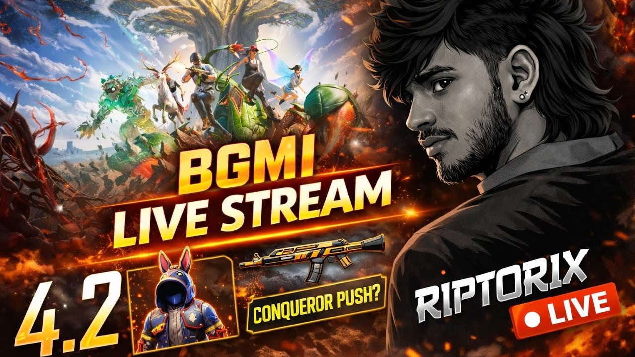 🔥 CONQUEROR PUSH LIVE! | BGMI 4.2 META + Insane Clutch Moments 🎯