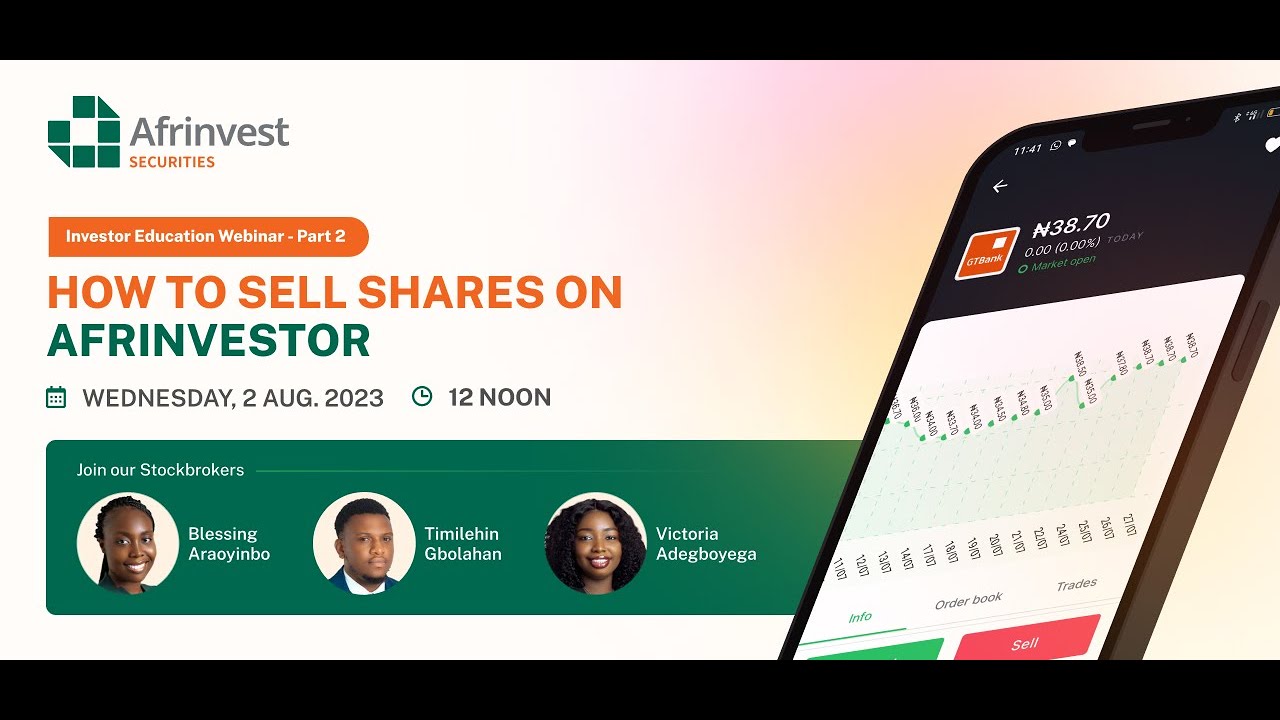 How to sell shares on Afrinvestor