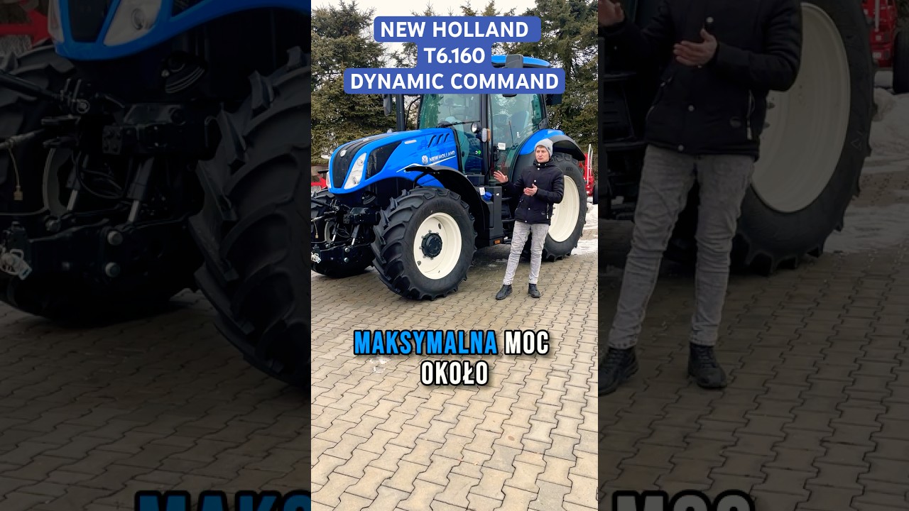 Dynamic Command = płynna robota 🚜✨ NEW HOLLAND T6 DC #newholland #rolnictwo #traktor #ciągnik #farm