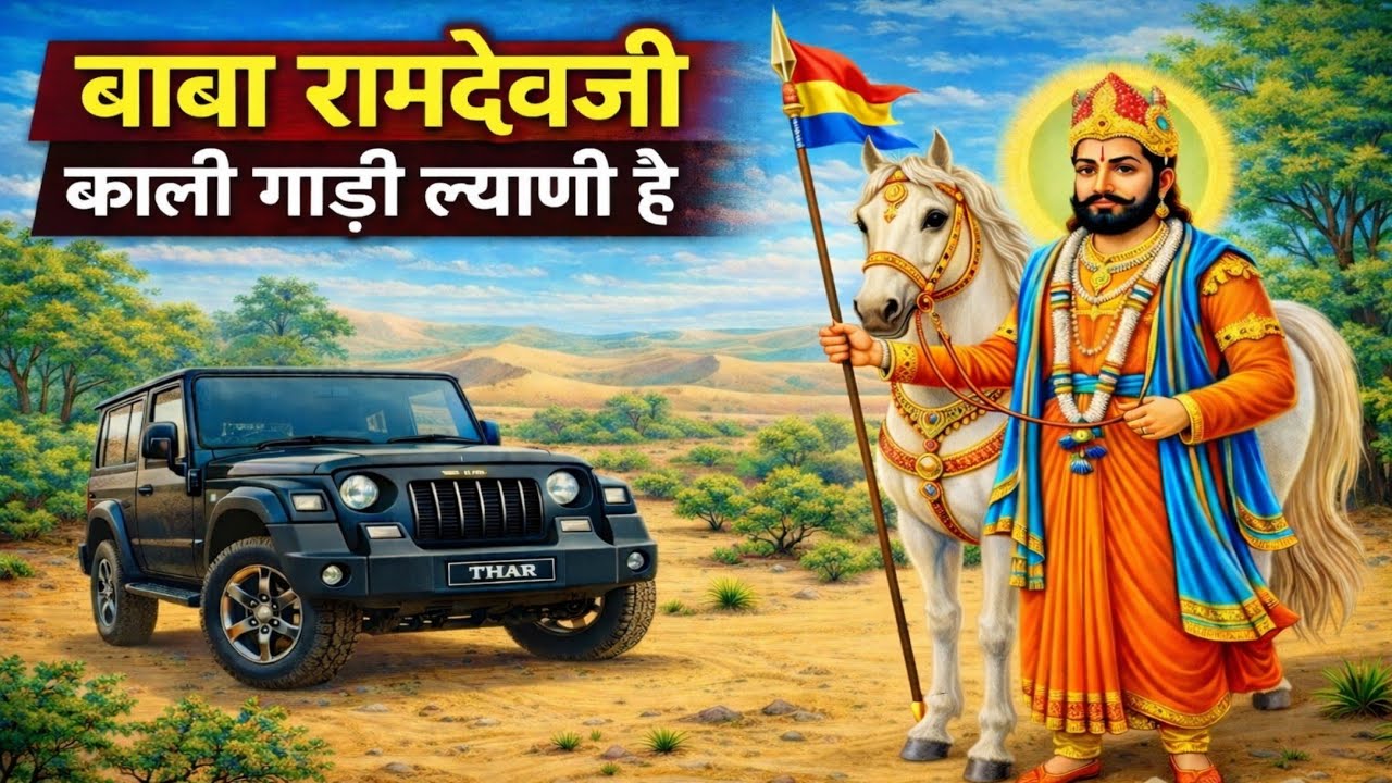 Baba Ramdev Ji New Bhajan 2026 | काली गाड़ी ल्याणी है | Latest Rajasthani Bhajan | कृपा बरसेगी