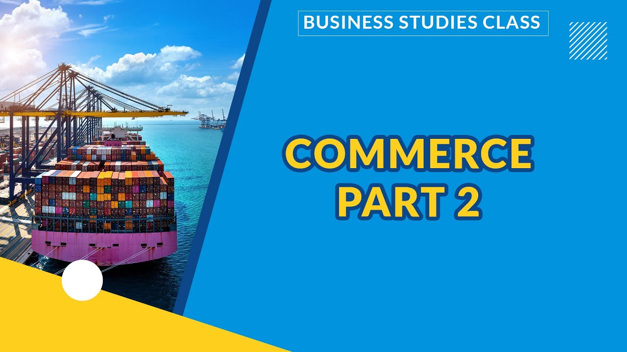 INTRODUCTION TO COMMERCE PART 2 | BUSINESS STUDIES