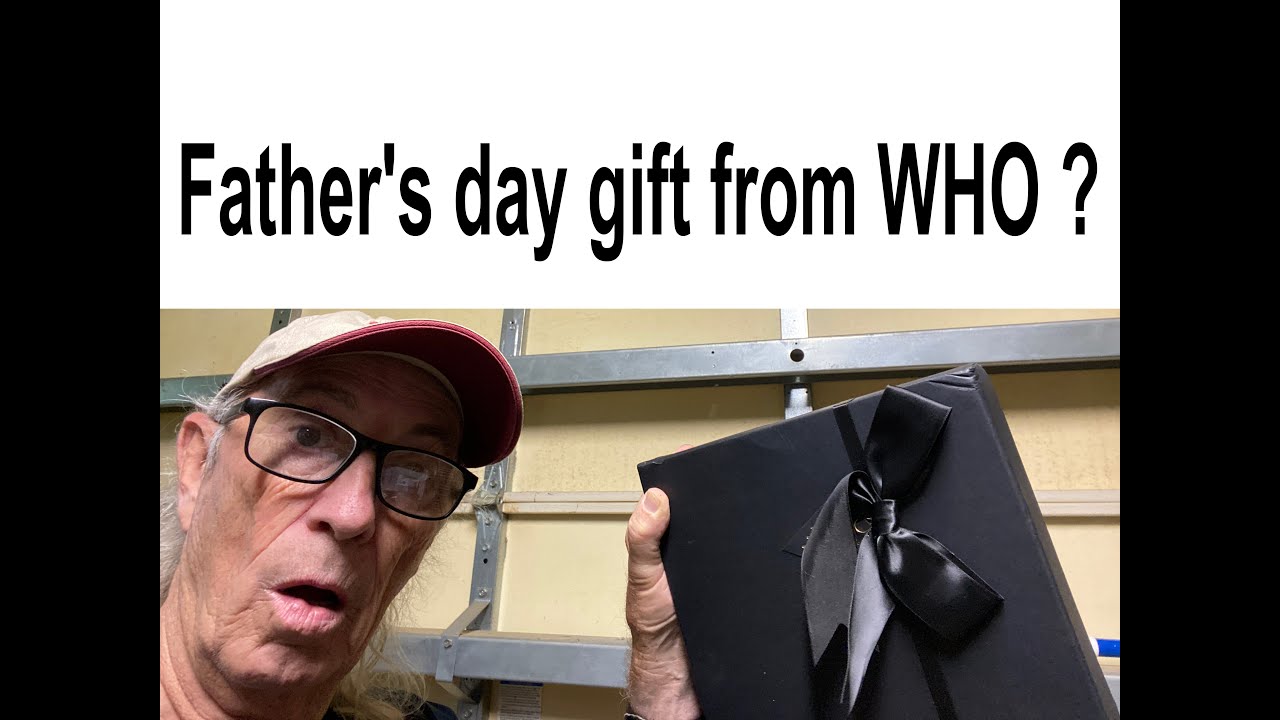 Father's day gift came in from WHO ? Coffee and tools