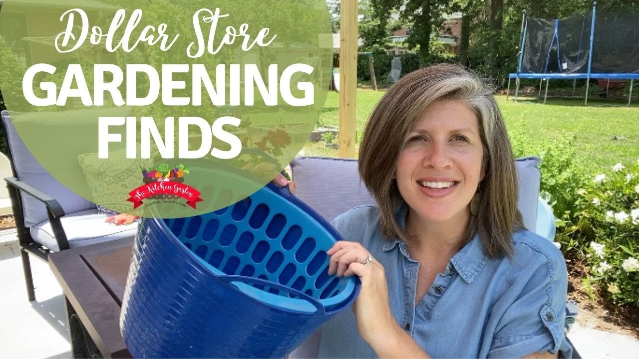 Dollar Store Gardening Finds