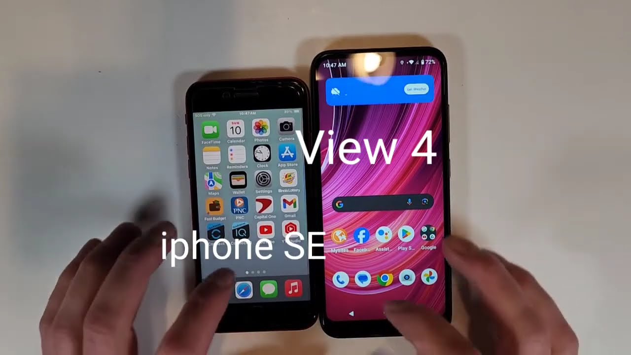 2022 iPhone SE Vs Blu View 4 Speed Test Comparison