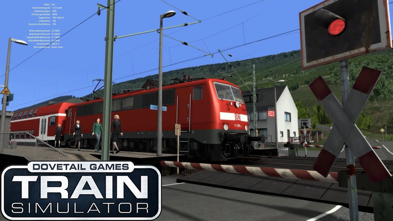 Mit der Einheitslok durchs Moseltal ( BR 111 ) / Train Simulator