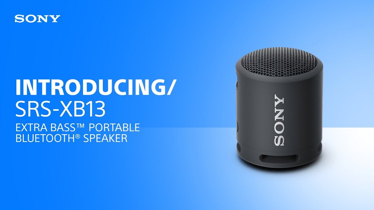 Introducing the Sony SRS-XB13 EXTRA BASS&trade; Portable Bluetooth&reg; Speaker