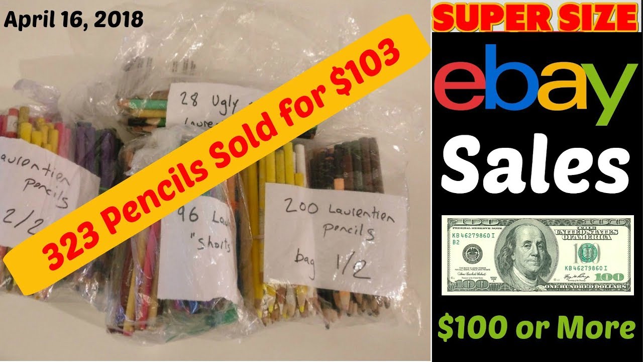 Суперкрупные продажи на eBay на сумму более 100 долларов! 16 апреля 2018 г.