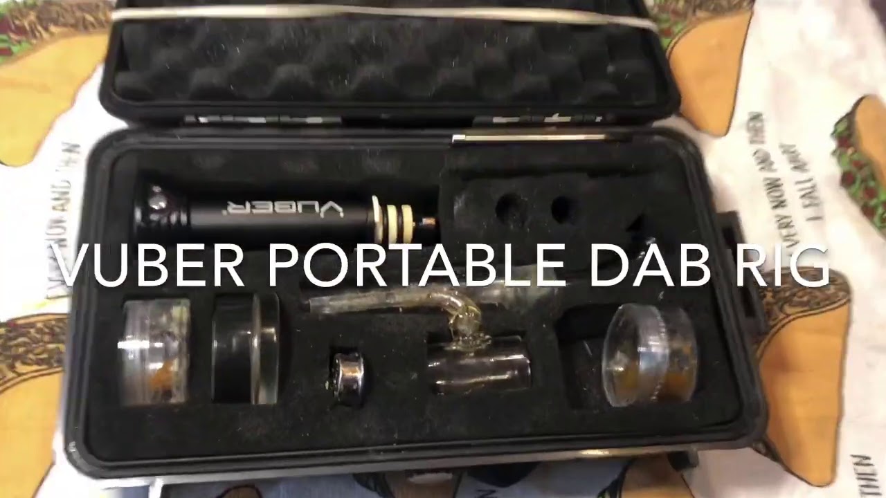 Cleaning a Vuber portable dab rig