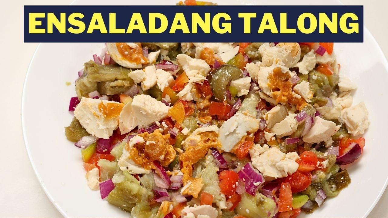 How to Make Ensaladang Talong Recipe (w/ Itlog na Maalat) | No Grill