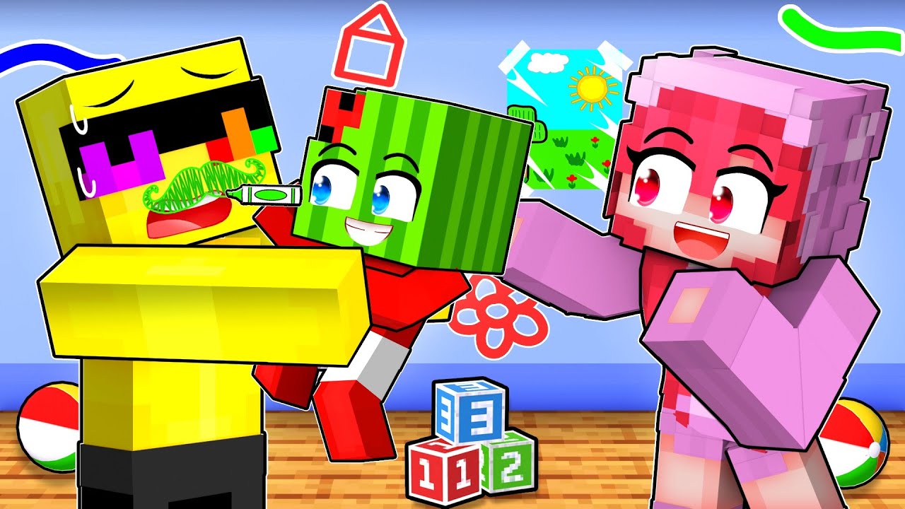 Melon Becomes A BABY in Minecraft
