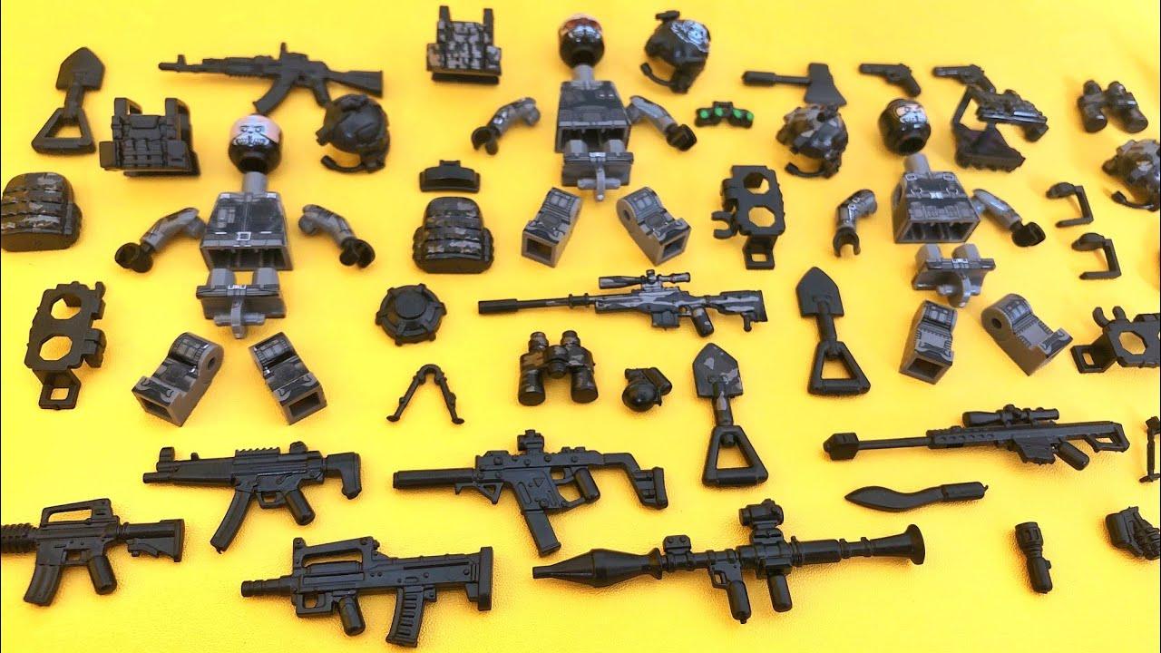 LEGO Delta Force Minifigures: Ghost Armored Weapon Master | Unofficial Lego Collection
