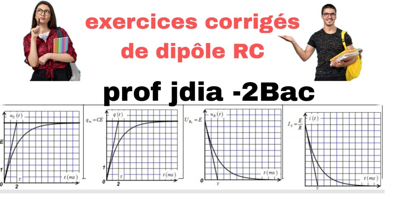exercices corrigés dipole RC+Astuces prof jdia