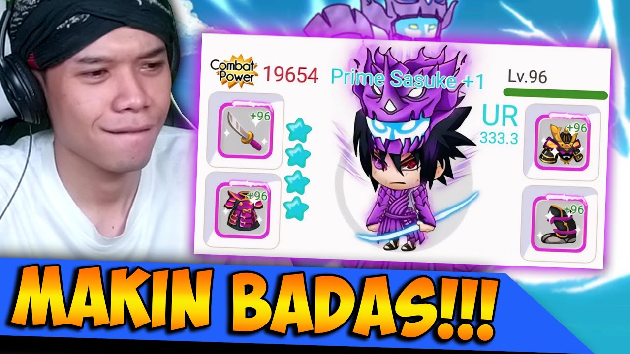 Makin Badas Setelah Rework !!! Gameplay Prime Sasuke Ninja Hereos New Era