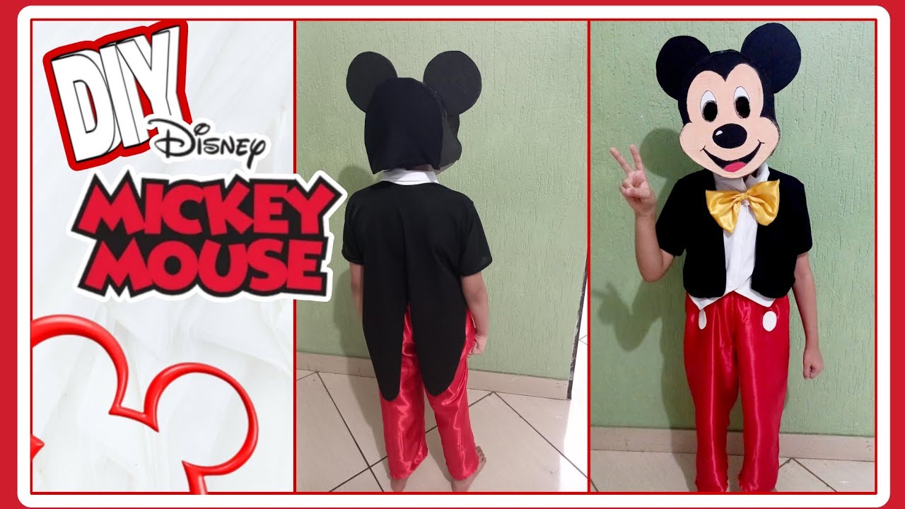 DIY: FANTASIA DO MICKEY COMPLETA | Inventa Ação