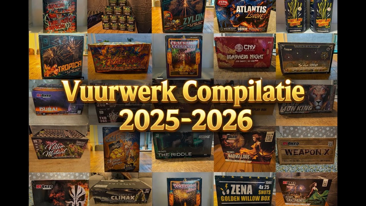 OUD & NIEUW VUURWERK COMPILATIE 2025-2026
