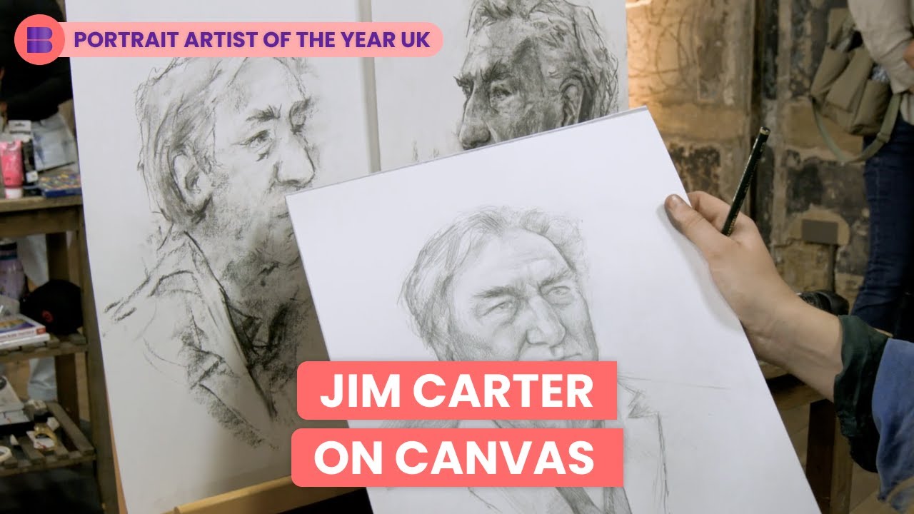 Jim Carter Poses for Painters | Portrait Artist of the Year UK