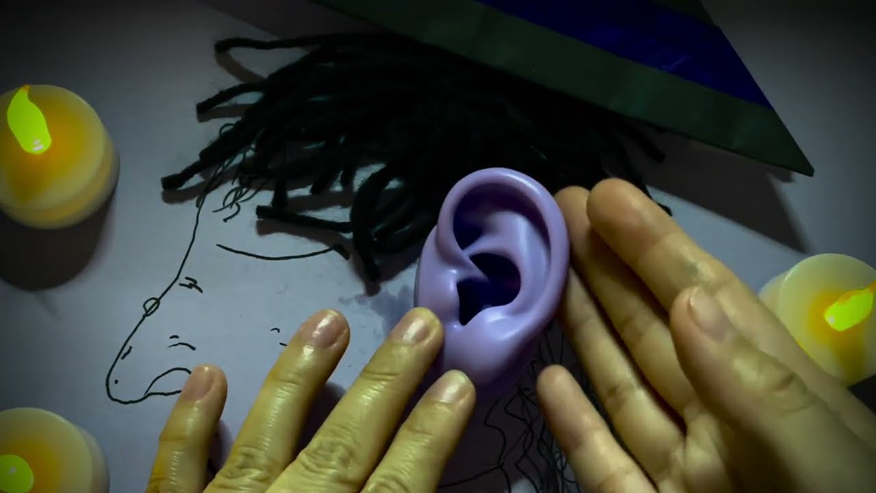[ASMR] limpieza de oidos  (especial de Halloween)👻🕷🕸🎃