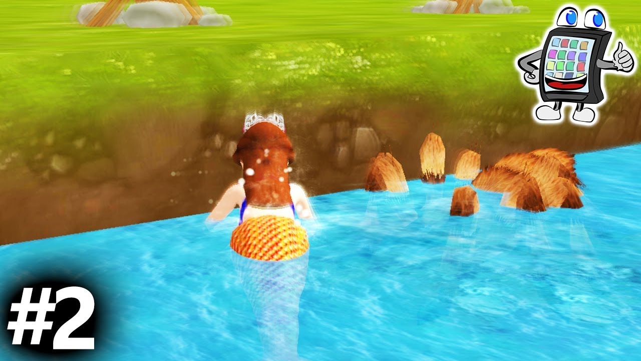 MEERJUNGFRAUEN Rennen #2 App deutsch | RIESEN SPINNE IM WASSER - Hilfe! Spiel mit mir Games