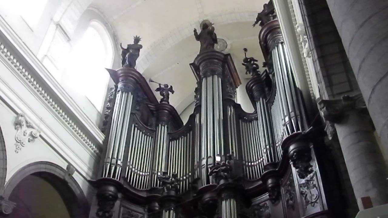 Les grandes orgues de la coll&eacute;giale Saint-Pierre de Douai.