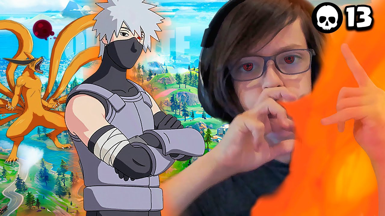 MI MEJOR PARTIDA CON KAKASHI EN FORTNITE