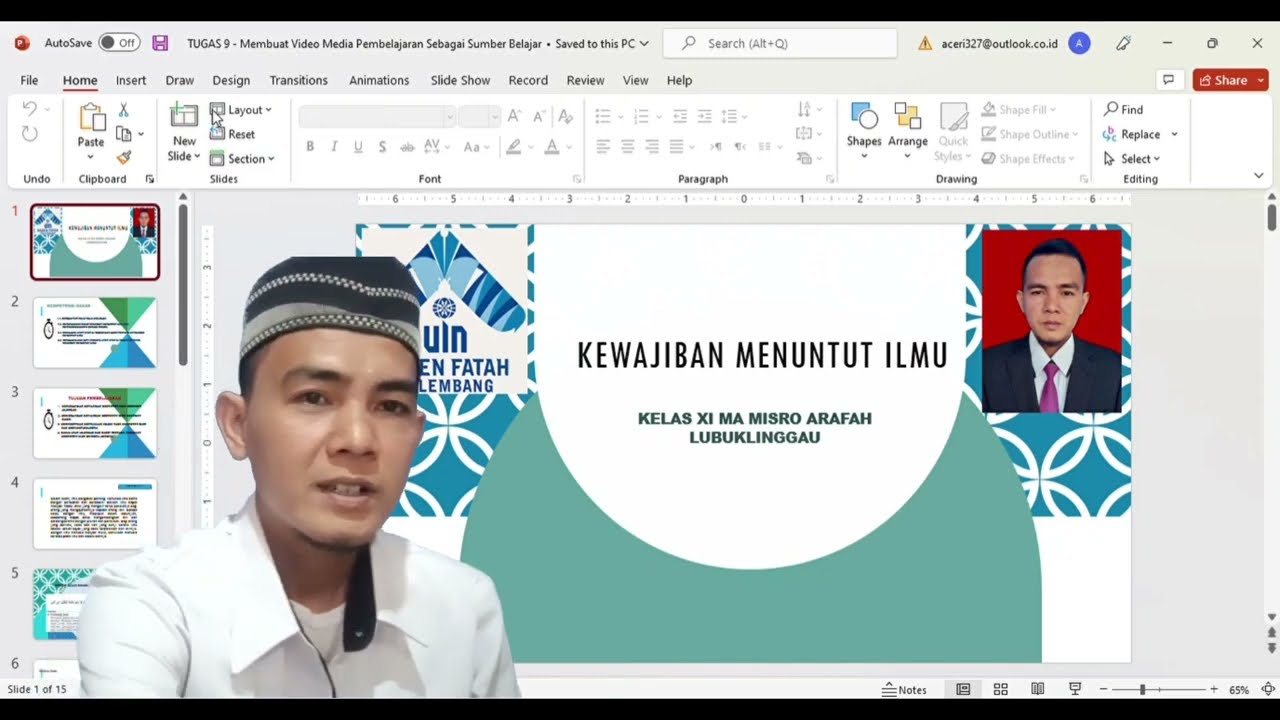 VIDEO PEMBELAJARAN SEBAGAI BAHAN AJAR
