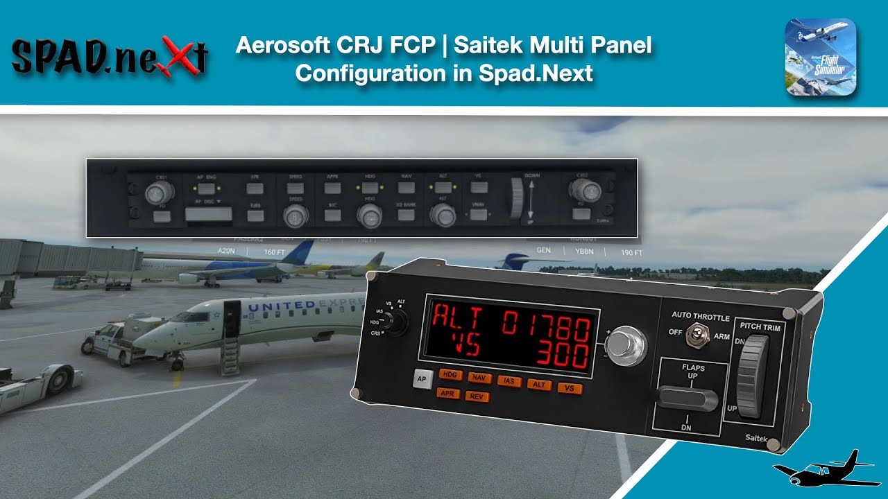 (Видео симуляции) Конфигурация автопилота AEROSOFT CRJ LVAR