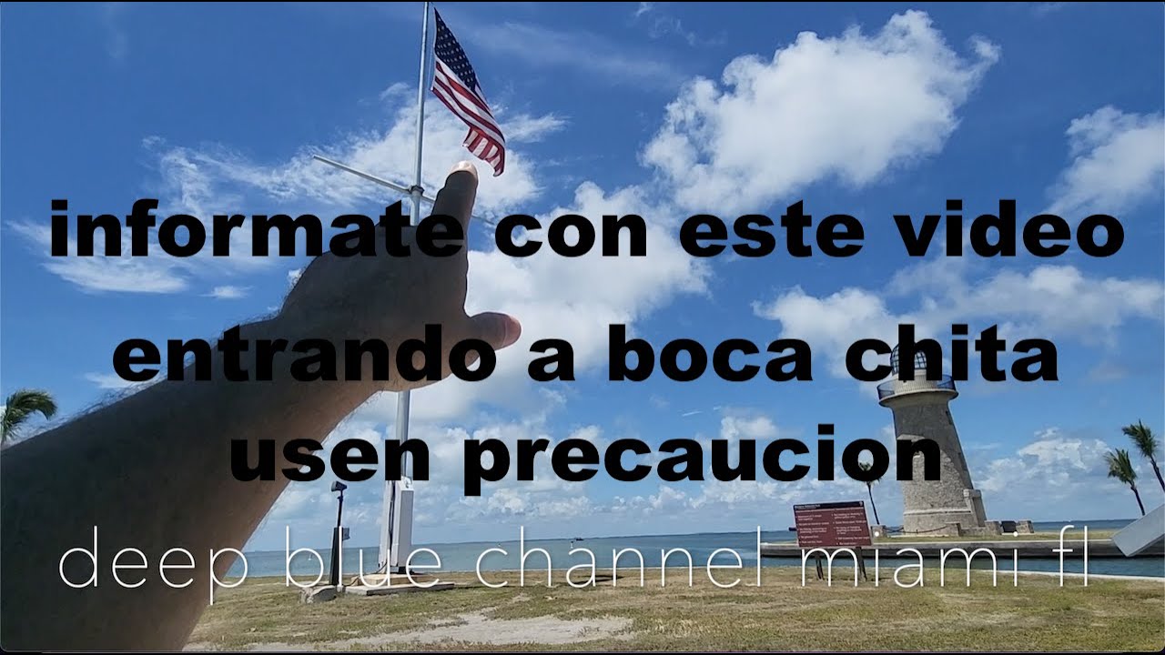 entrada a boca chita Biscayne bay miami fl usa