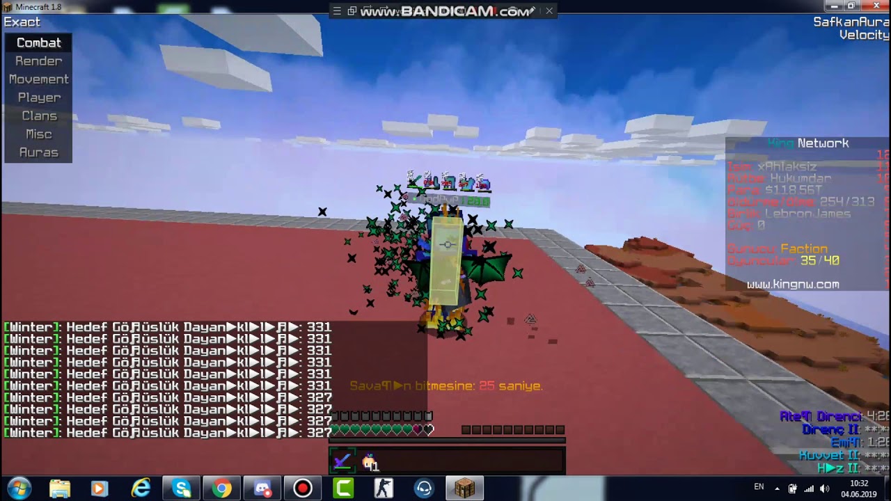 xAhlaksiz Vs. GodPvP  ( BaBana KaFa TuTma )  #Kingnw