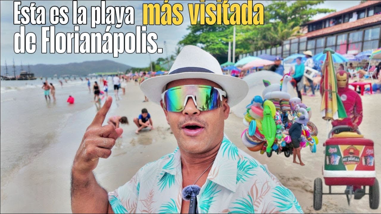 Esta es la playa MAS VISITADA de Florianápolis.