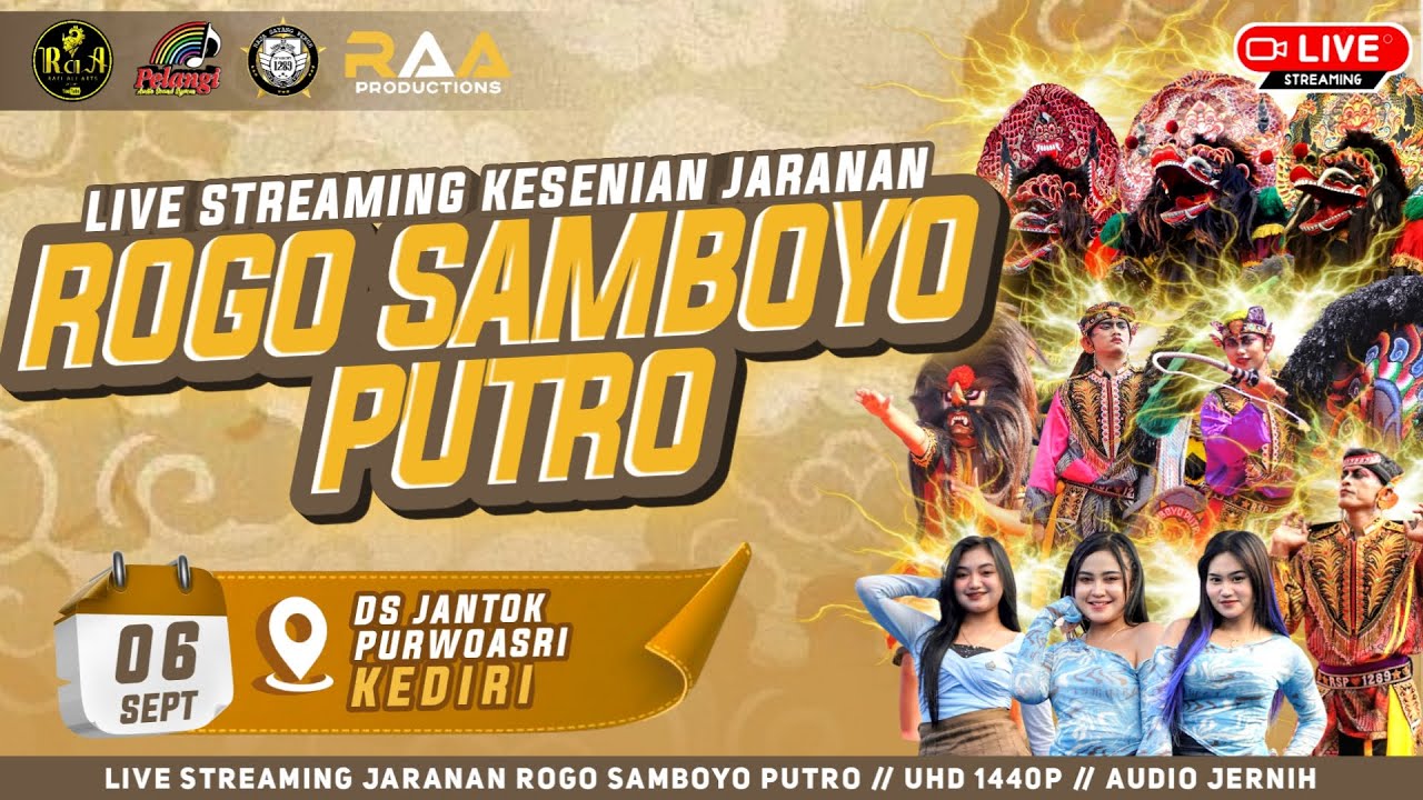 Live Rogo Samboyo Putro Jantok Purwoasri Kediri Ft Pelangi Audio