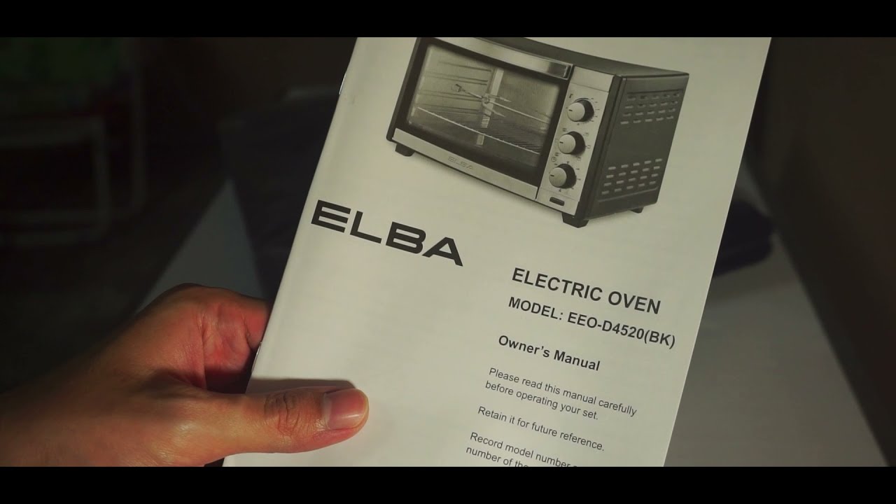 Unboxing ELBA Electric Oven EEO-D4520(BK)